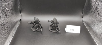 (2) Hive Guard PLASTIC Tyranids Warhammer 40k -1804-