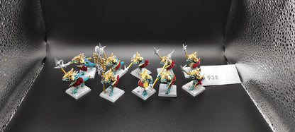 (10) Temple Guards METAL Lizardmen Warhammer Fantasy Miniatures -1019-