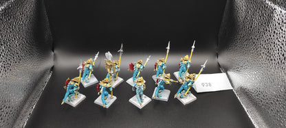 (10) Temple Guards METAL Lizardmen Warhammer Fantasy Miniatures -1019-