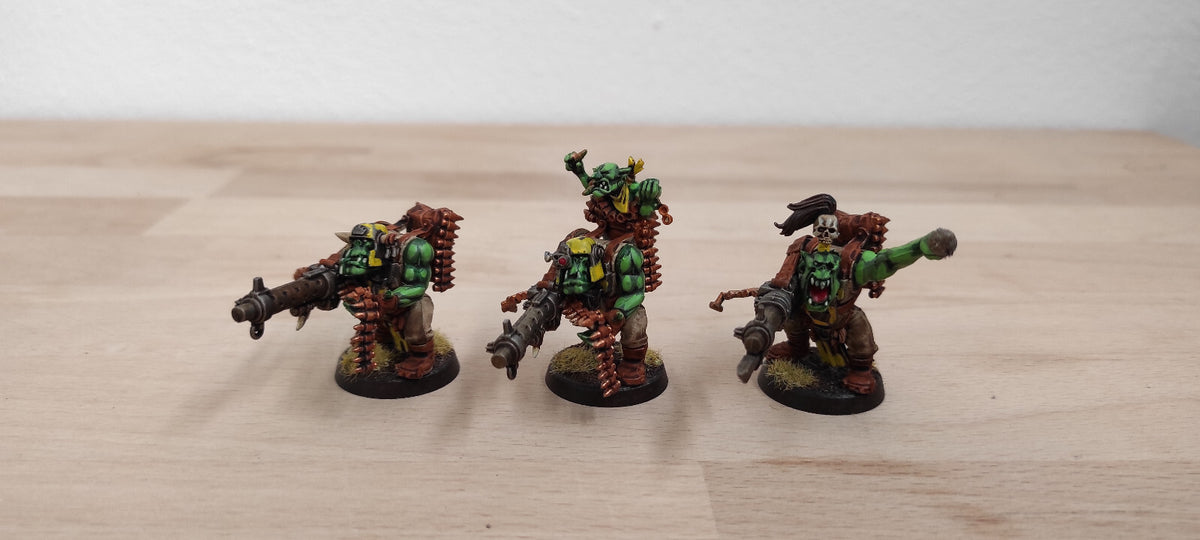 (3) Ork Boyz with Big Shoota Warhammer 40k -1843-
