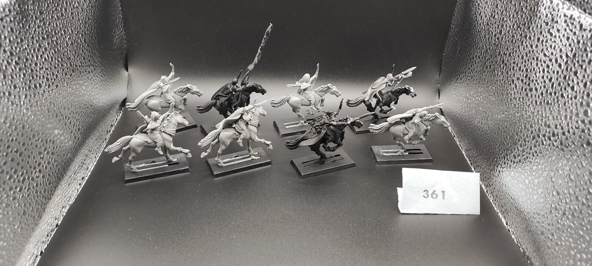 (8) Glade Riders Wood Elves Warhammer Fantasy Miniatures -2389-