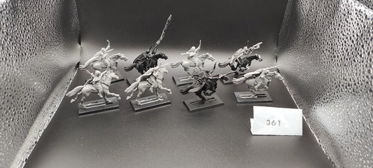 (8) Glade Riders Wood Elves Warhammer Fantasy Miniatures -2389-