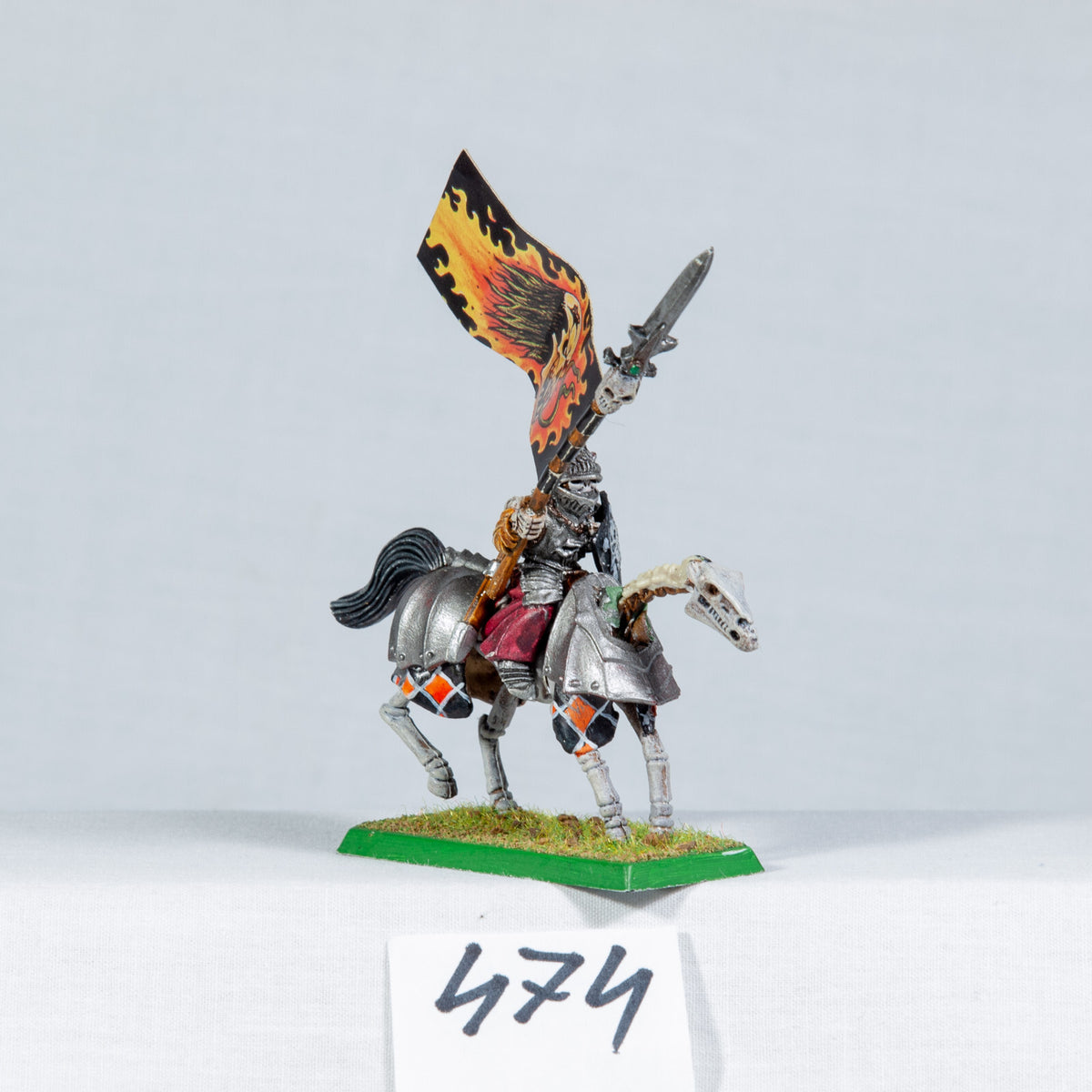 (1) Mounted Wight Vampire Counts Warhammer Fantasy Miniatures -1890-