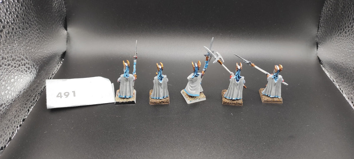 (5) Phoenix Guard METAL High Elves Warhammer Fantasy Miniatures -2296-