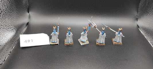 (5) Phoenix Guard METAL High Elves Warhammer Fantasy Miniatures -2296-