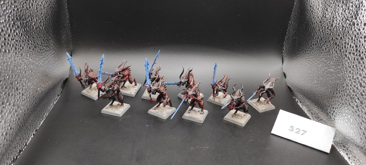 (10) Bloodletters Daemons of Chaos Warhammer Fantasy Miniatures -2491-