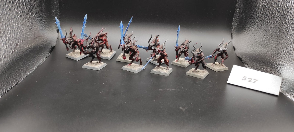 (10) Bloodletters Daemons of Chaos Warhammer Fantasy Miniatures -2491-