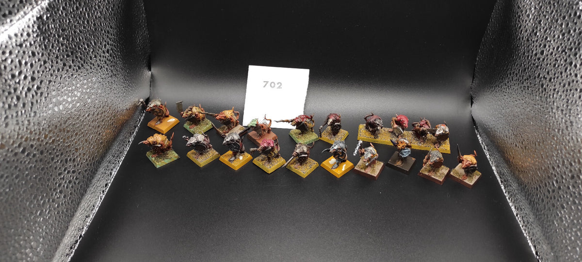 (20) Clanrats Skaven Warhammer Fantasy Miniatures -1459-
