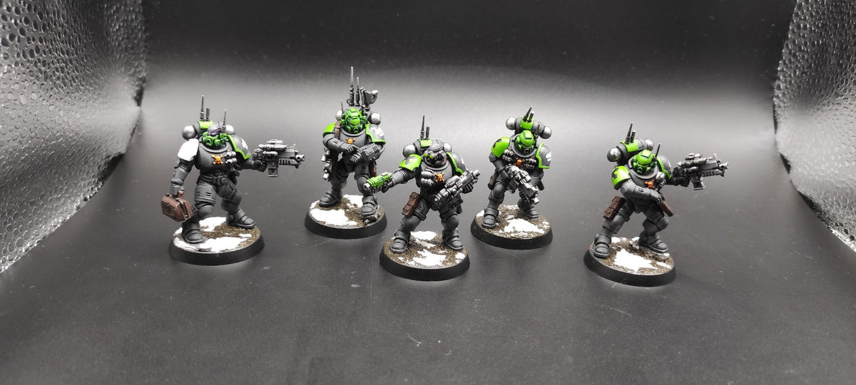 (5) Infiltrator Squad Salamanders Space Marines Warhammer 40k -2019-