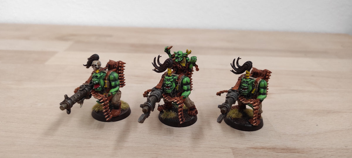 (3) Ork Boyz with Big Shoota Warhammer 40k -1844-