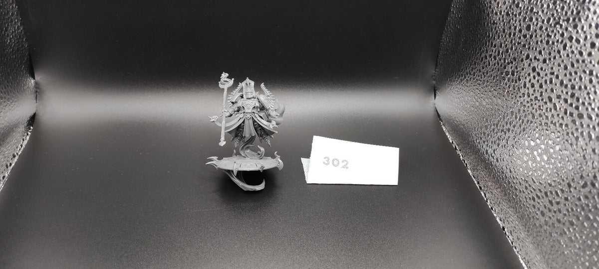 (1) Exalted Sorcerer on Disc Thousand Sons Chaos Space Marines Warhammer 40k -1929-