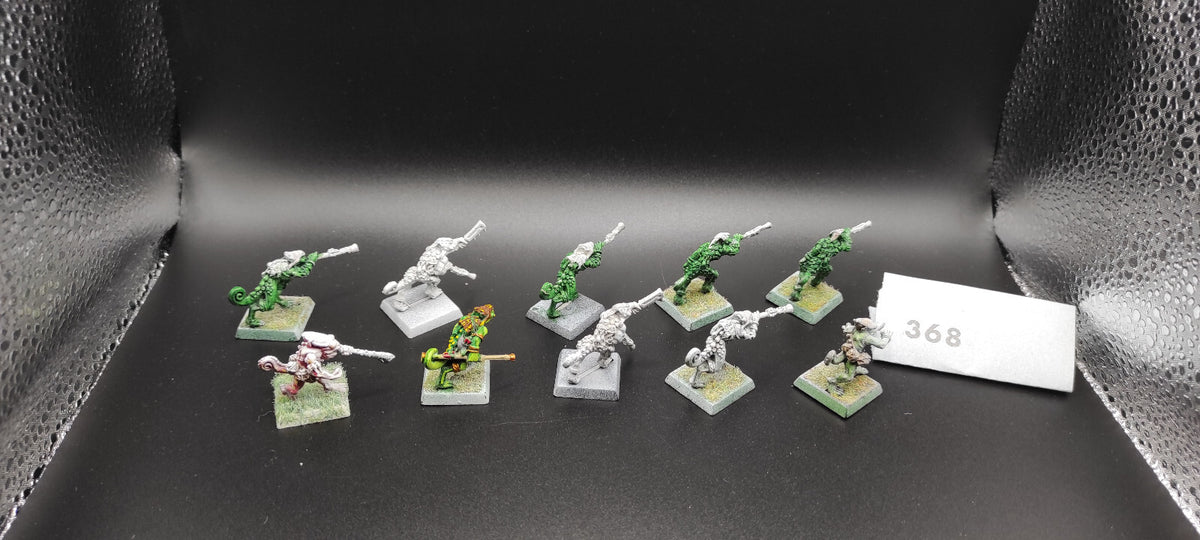 (10) Chameleon Skinks METAL Lizardmen Warhammer Fantasy Miniatures -1021-