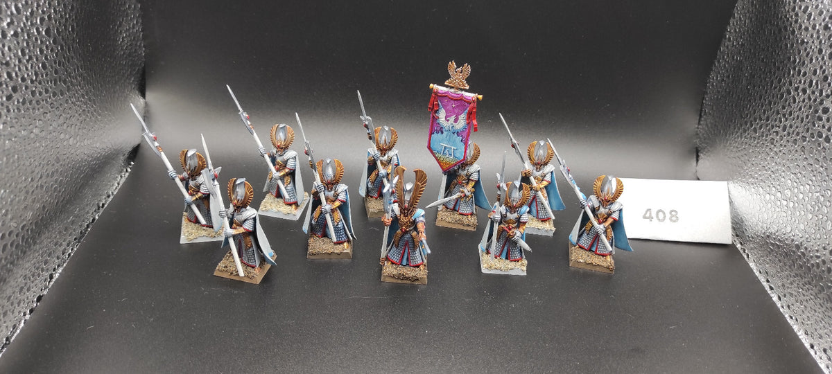 (12) Phoenix Guard High Elves Warhammer Fantasy Miniatures -2297-