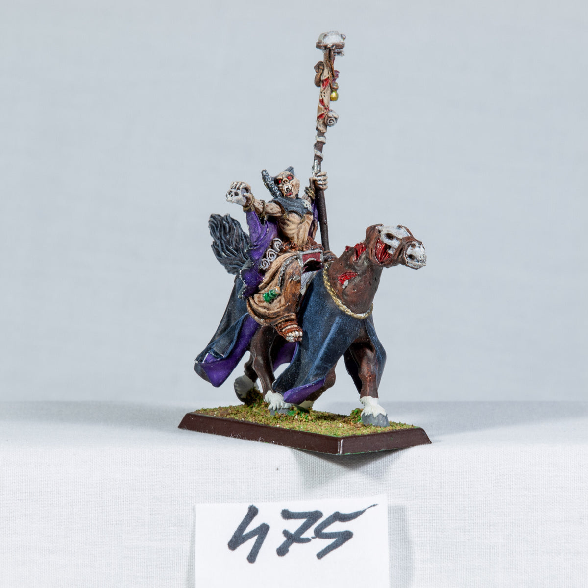 (1) Mounted Necrarch Vampire Vampire Counts Warhammer Fantasy Miniatures -1891-