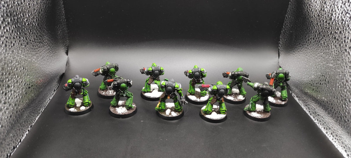 (10) Hellblaster Squad Salamanders Space Marines Warhammer 40k -2020-