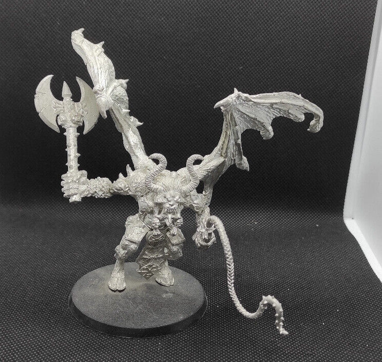 (1) Khorne Bloodthirster Greater Daemon Metal OOP Daemons of Chaos Warhammer Fantasy Miniatures -1315-