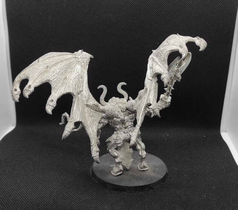 (1) Khorne Bloodthirster Greater Daemon Metal OOP Daemons of Chaos Warhammer Fantasy Miniatures -1315-