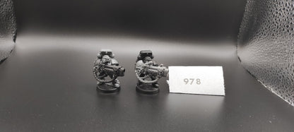 (2) Devastator Heavy Plasma Dark Angels Space Marines Warhammer 40k -1973-