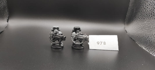 (2) Devastator Heavy Plasma Dark Angels Space Marines Warhammer 40k -1973-