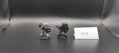 (2) Devastator Heavy Plasma Dark Angels Space Marines Warhammer 40k -1973-