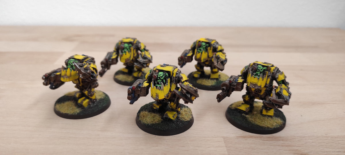 (5) Meganobz Metal Orks Warhammer 40k -1845-