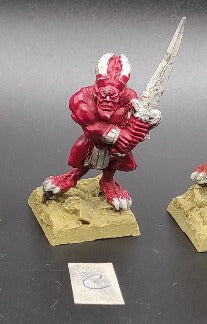 (1) Bloodletter METAL Daemons of Chaos Warhammer Fantasy Miniatures -2075-