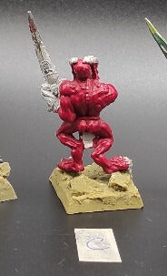 (1) Bloodletter METAL Daemons of Chaos Warhammer Fantasy Miniatures -2075-