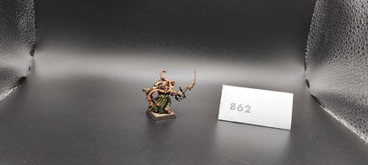 (1) Skaven Warlord Spinetail METAL Warhammer Fantasy Miniatures -1357-