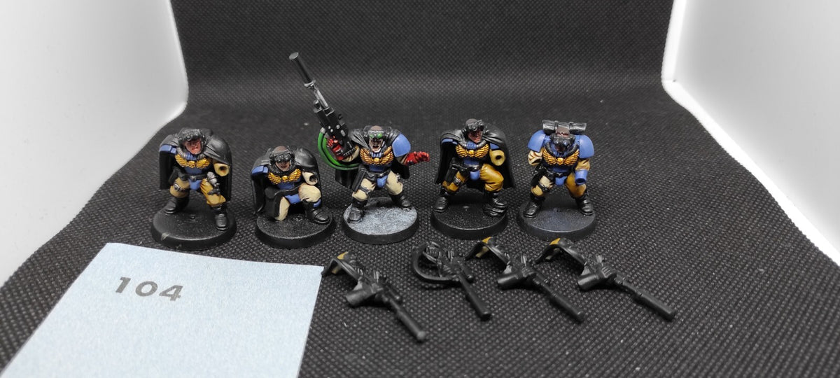 (5) Scout Snipers Ultramarines Space Marines Warhammer 40k -2410-