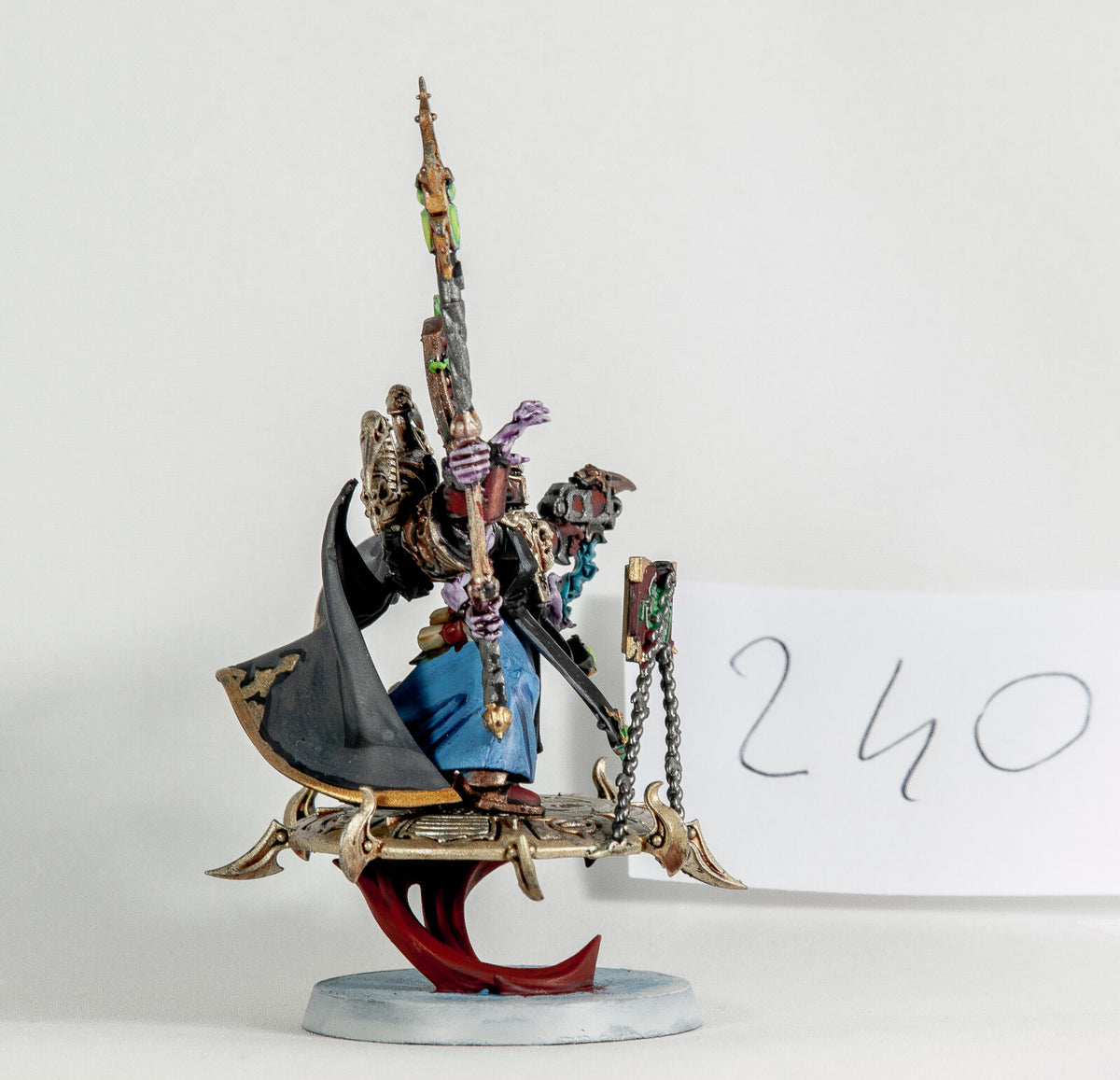 (1) Exalted Sorcerer on Disc Thousand Sons Chaos Space Marines Warhammer 40k -1931-