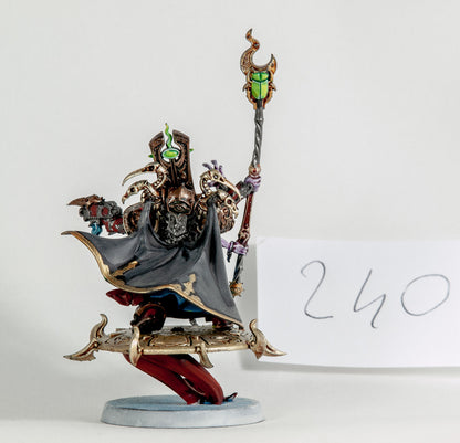 (1) Exalted Sorcerer on Disc Thousand Sons Chaos Space Marines Warhammer 40k -1931-
