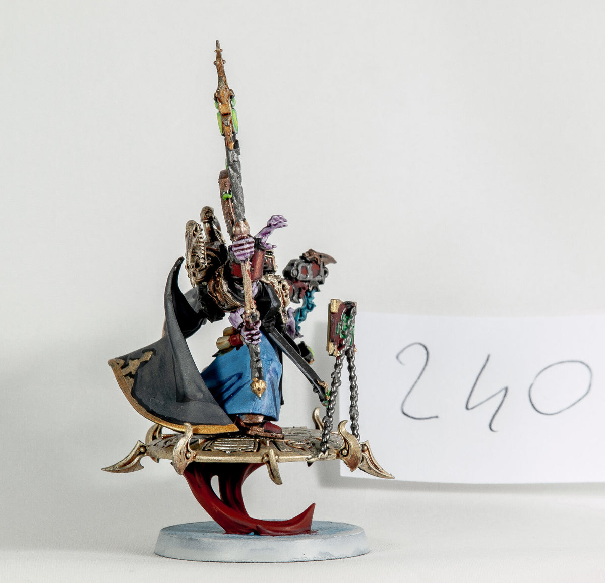 (1) Exalted Sorcerer on Disc Thousand Sons Chaos Space Marines Warhammer 40k -1931-