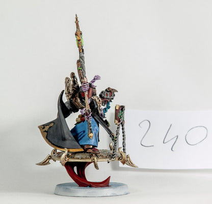 (1) Exalted Sorcerer on Disc Thousand Sons Chaos Space Marines Warhammer 40k -1931-