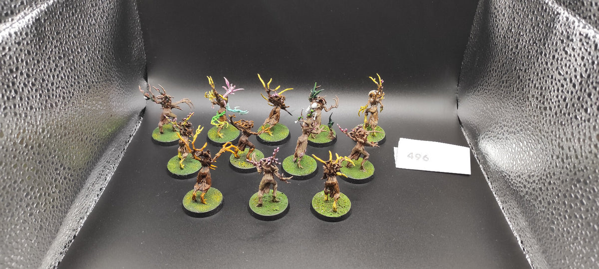 (12) Dryads Wood Elves Warhammer Fantasy Miniatures -2392-