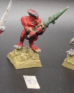 (1) Bloodletter METAL Daemons of Chaos Warhammer Fantasy Miniatures -2076-