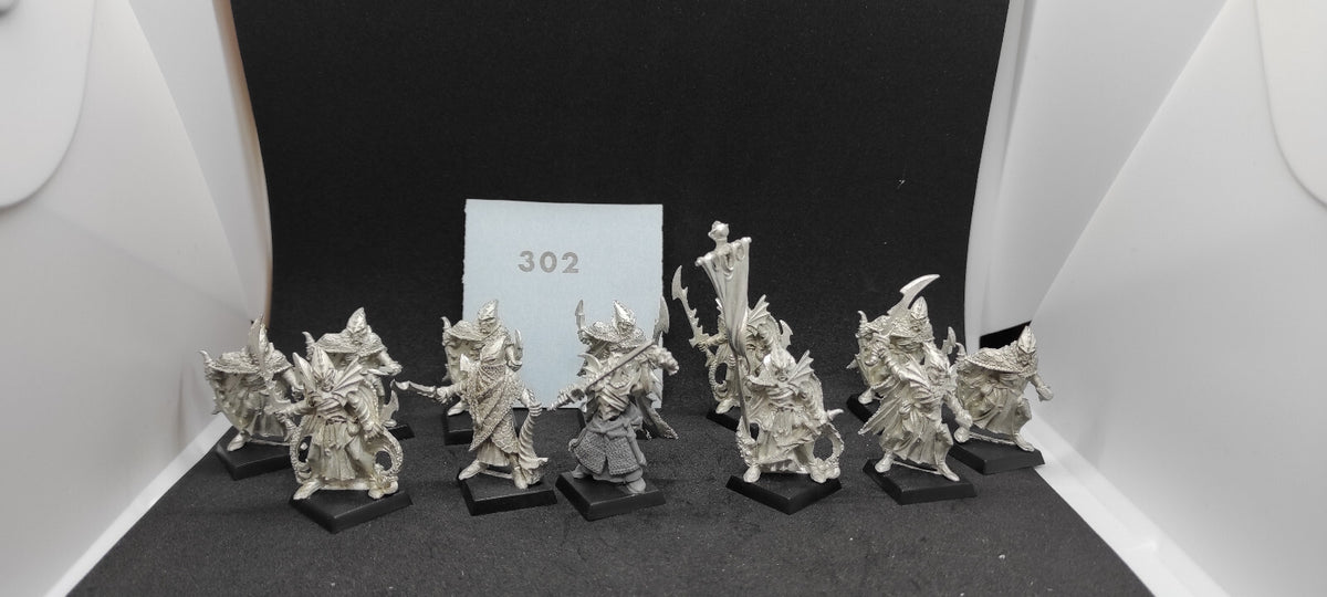 (12) Black Ark Corsairs Dark Elves Warhammer Fantasy Miniatures -2046-