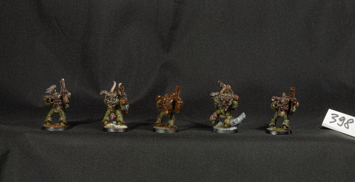 (5) Chaos Space Marines Havocs METAL OOP Warhammer 40k -1271-