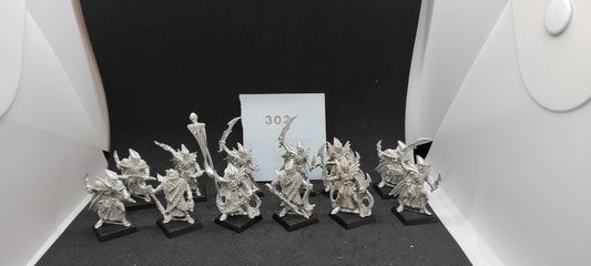 (12) Black Ark Corsairs Dark Elves Warhammer Fantasy Miniatures -2047-