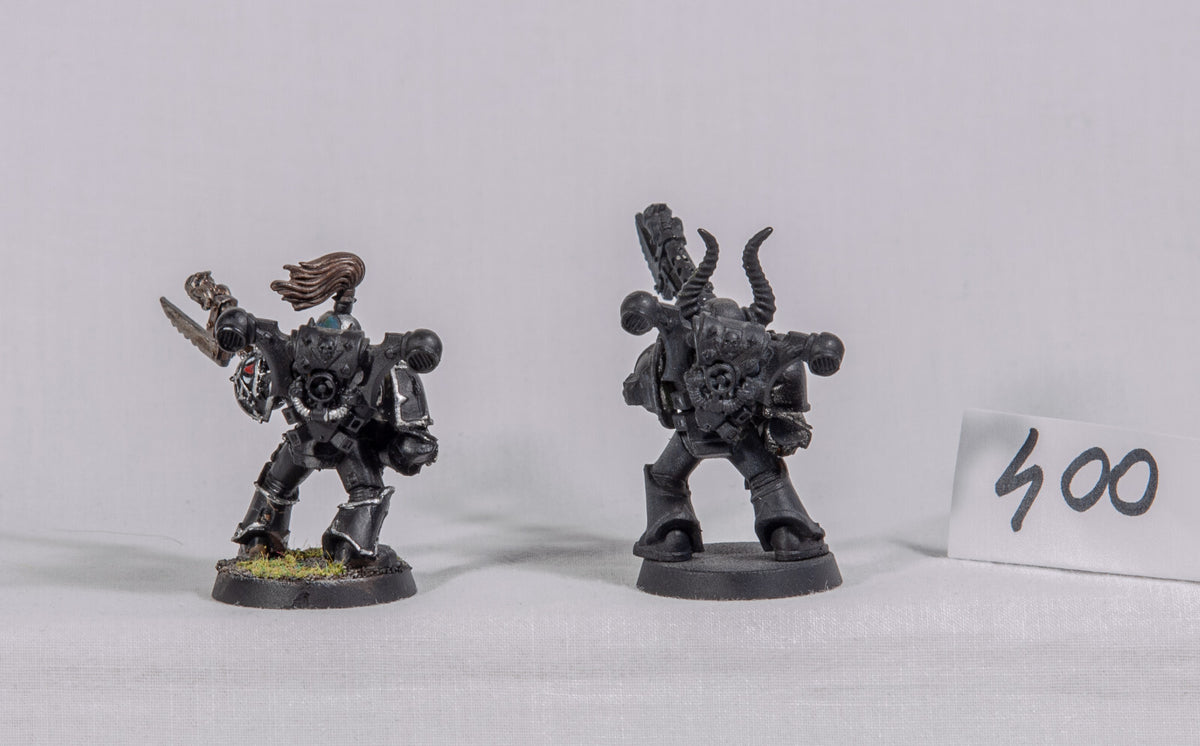 (2) Chaos Space Marines Havocs METAL OOP Warhammer 40k -1272-