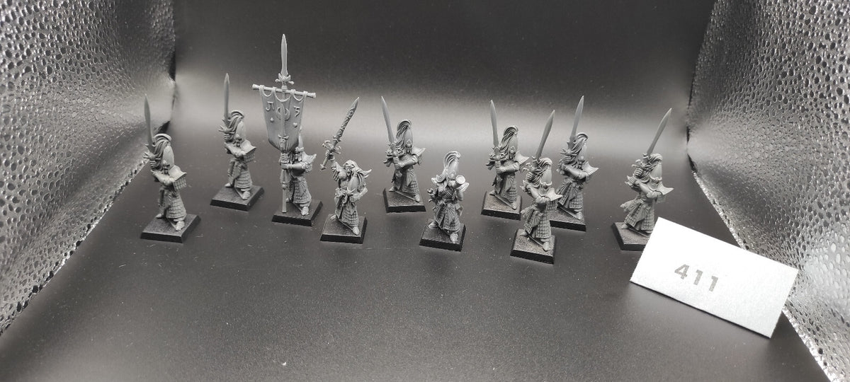 (10) Swordmasters of Hoeth High Elves Warhammer Fantasy Miniatures -2302-