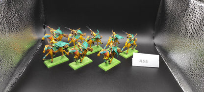 (8) Glade Riders Wood Elves Warhammer Fantasy Miniatures -2394-