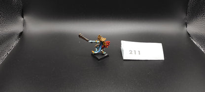 (1) Skink Chief Hero METAL Lizardmen Warhammer Fantasy Miniatures -1027-