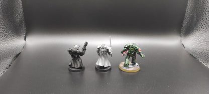 (3) Space Marines Dark Angels Space Marines Warhammer 40k -1977-