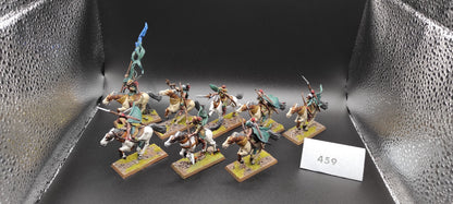 (8) Glade Riders Wood Elves Warhammer Fantasy Miniatures -2395-