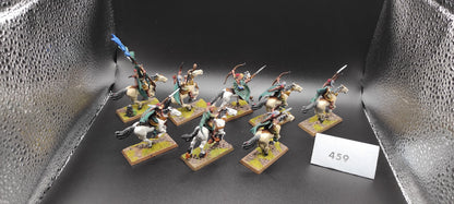 (8) Glade Riders Wood Elves Warhammer Fantasy Miniatures -2395-