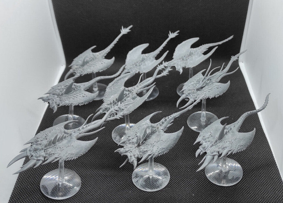 (9) Screamers of Tzeentch Daemons of Chaos Warhammer Fantasy Miniatures -1320-