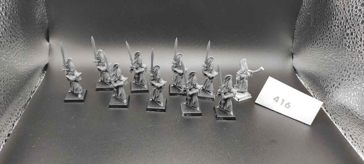 (10) Swordmasters of Hoeth High Elves Warhammer Fantasy Miniatures -2304-