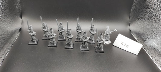 (10) Swordmasters of Hoeth High Elves Warhammer Fantasy Miniatures -2304-