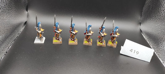 (6) Swordmasters of Hoeth High Elves Warhammer Fantasy Miniatures -2305-