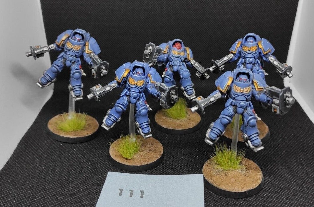 (5) Primaris Inceptors Ultramarines Space Marines Warhammer 40k -2415-